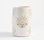 Ceramic Snowflake Luminary