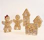 Lit Rattan Gingerbread Collection