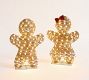 Lit Rattan Gingerbread Collection