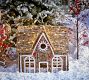 Lit Rattan Gingerbread Collection