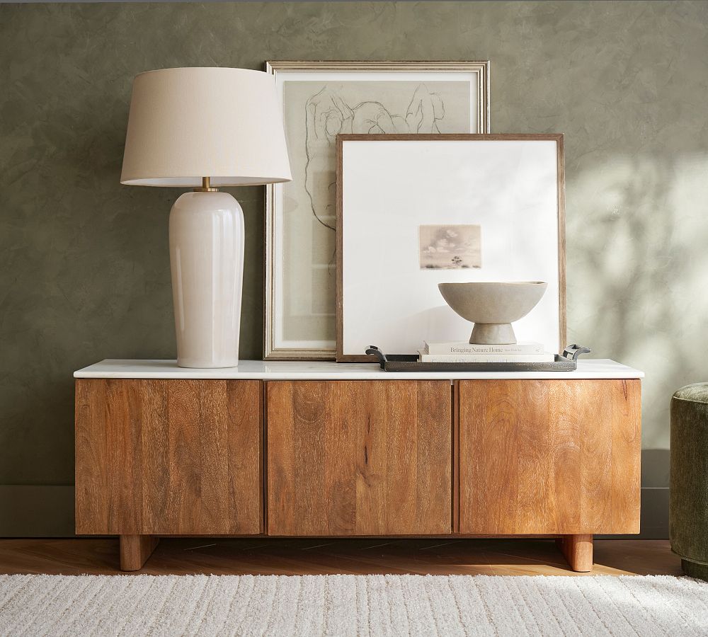 Cayman Marble Media Console (54&quot;)