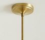 Flared Woven Pole Pendant (18&quot;)