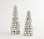 Lit Silver Ornament Tree