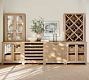 Modern Farmhouse Set with Wine Storage (136&quot;)
