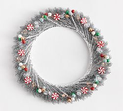 Peppermint Twist Bauble Charger Plates