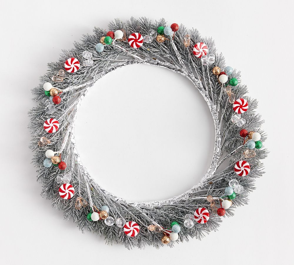 Peppermint Twist Bauble Charger Plates
