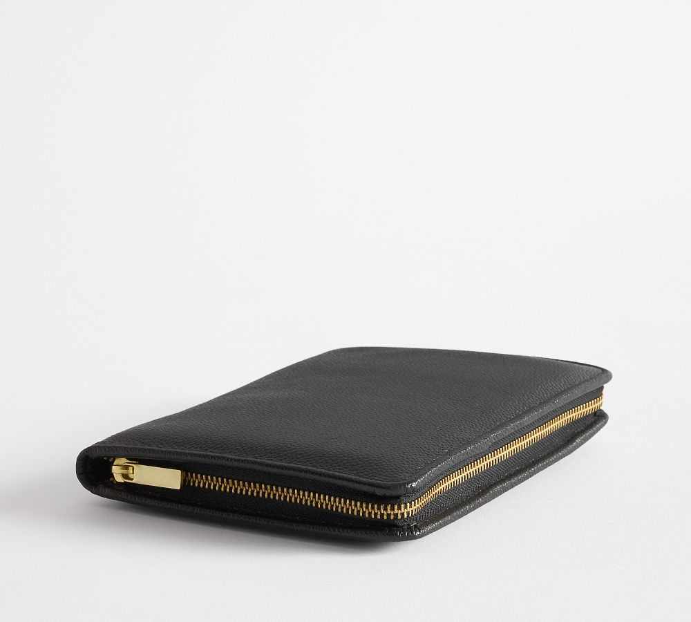 Quinn Travel Zippered Case | Black or Fawn colored