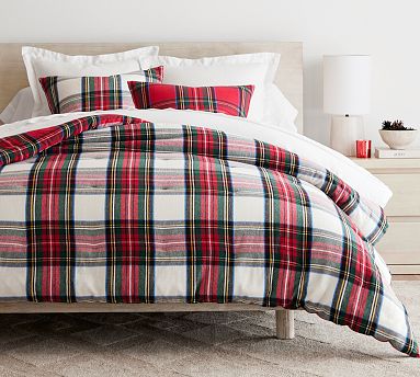 Stewart Flannel Reversible Comforter