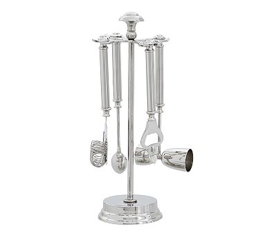 Harrison 5-Piece Bar Tool Set - Silver