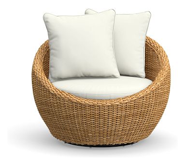 Torrey Papasan Swivel Chair Cushion Cover Pottery Barn