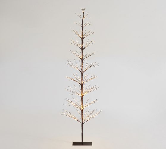 Lit Twinkling Twig Tree