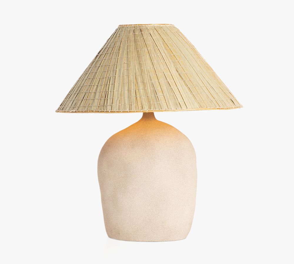 Altan Round Ceramic Table Lamp (26&quot;)