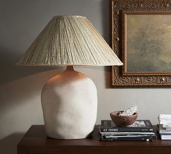 Altan Round Ceramic Table Lamp (26&quot;)