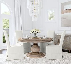 Carrie Round Reclaimed Wood Dining Table (60&quot;)