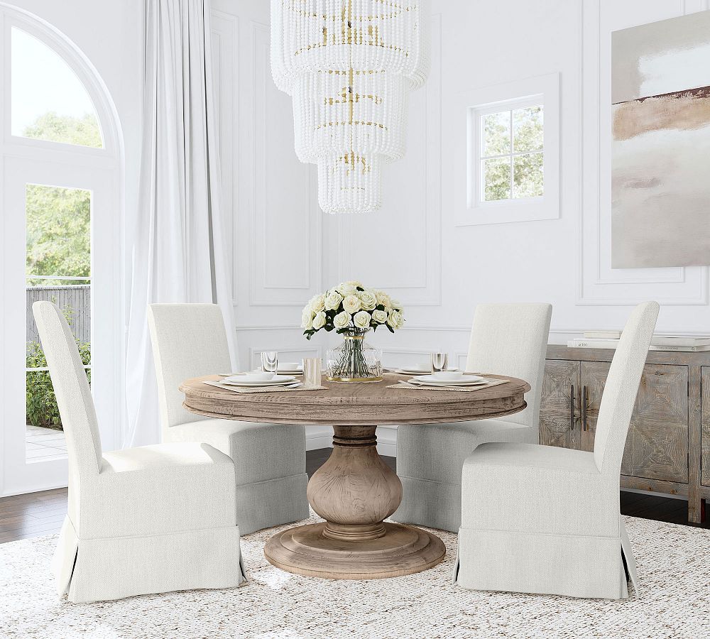 Carrie Round Reclaimed Wood Dining Table (60&quot;)