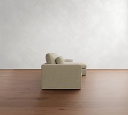 Westwood Slim Arm Deep Seat Chaise Sectional (125&quot; - 143&quot;)