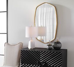 Oceano Gold Frame Wall Mirror