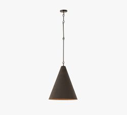 Olive Metal Pendant (12&quot;-20&quot;)