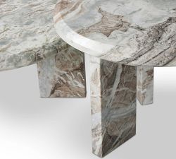 Ansonia Round Marble Nesting Coffee Tables