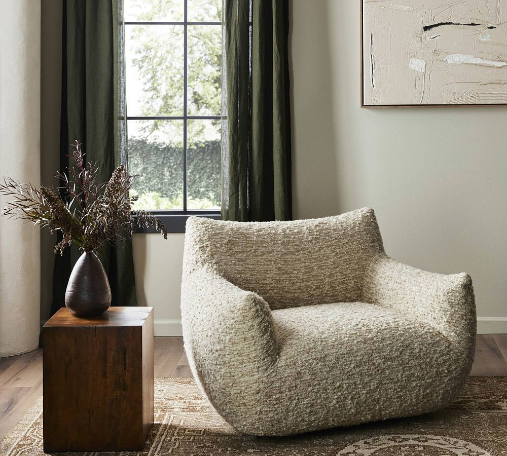 Hawthorn Upholstered Swivel Armchair - Stylish Comfort