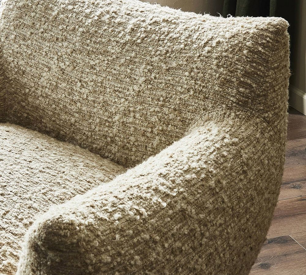 Hawthorn Upholstered Swivel Armchair - Stylish Comfort