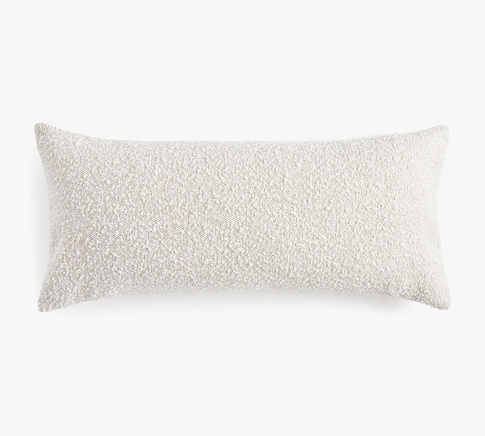 Elicia Textured Lumbar Pillow in Natural