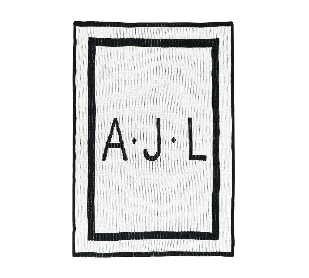 Rayna Personalized Double Border Throw