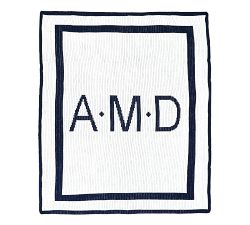 Rayna Personalized Double Border Throw