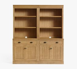 Aubrey Shelf with File Cabinets (72&quot;)