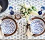 Sophia Floral Block Print Cotton Tablecloth