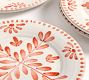 Terracotta Hand Painted Appetizer Plates - Set of 4