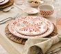 Terracotta Hand Painted Dinner Plates - Set of 4