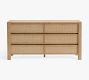 Marina Cane 6-Drawer Dresser (66&quot;)