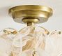 Riviera Glass Disc Round Flush Mount (12&quot;)