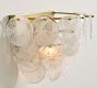 Riviera Glass Disc Sconce (13&quot;)