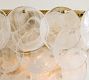 Riviera Glass Disc Sconce (13&quot;)