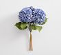 Faux Deep Blue Hydrangea Bundle