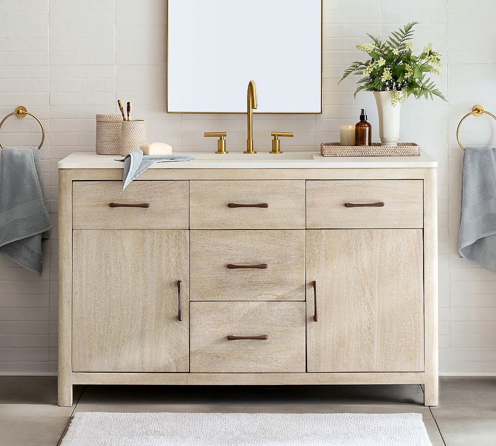 Aptos 52&quot; Single Wide Sink Vanity