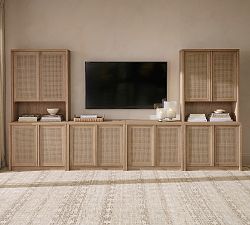 Marina Cane 6-Piece Storage Cabinet Set &#8203;(144&quot;)