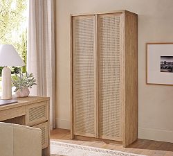 Marina Cane Tall Storage Cabinet (36&quot;-108&quot;)