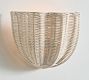 Marion Woven Scalloped Sconce (12&quot;)
