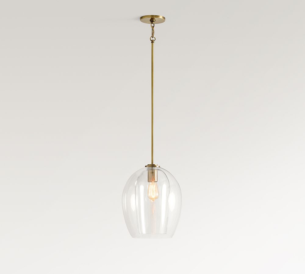 Odette Glass Globe Pendant (12&quot;)