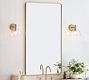 Vintage Rounded Tall Rectangular Mirror