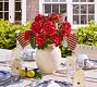 Faux Red Geranium Bundle