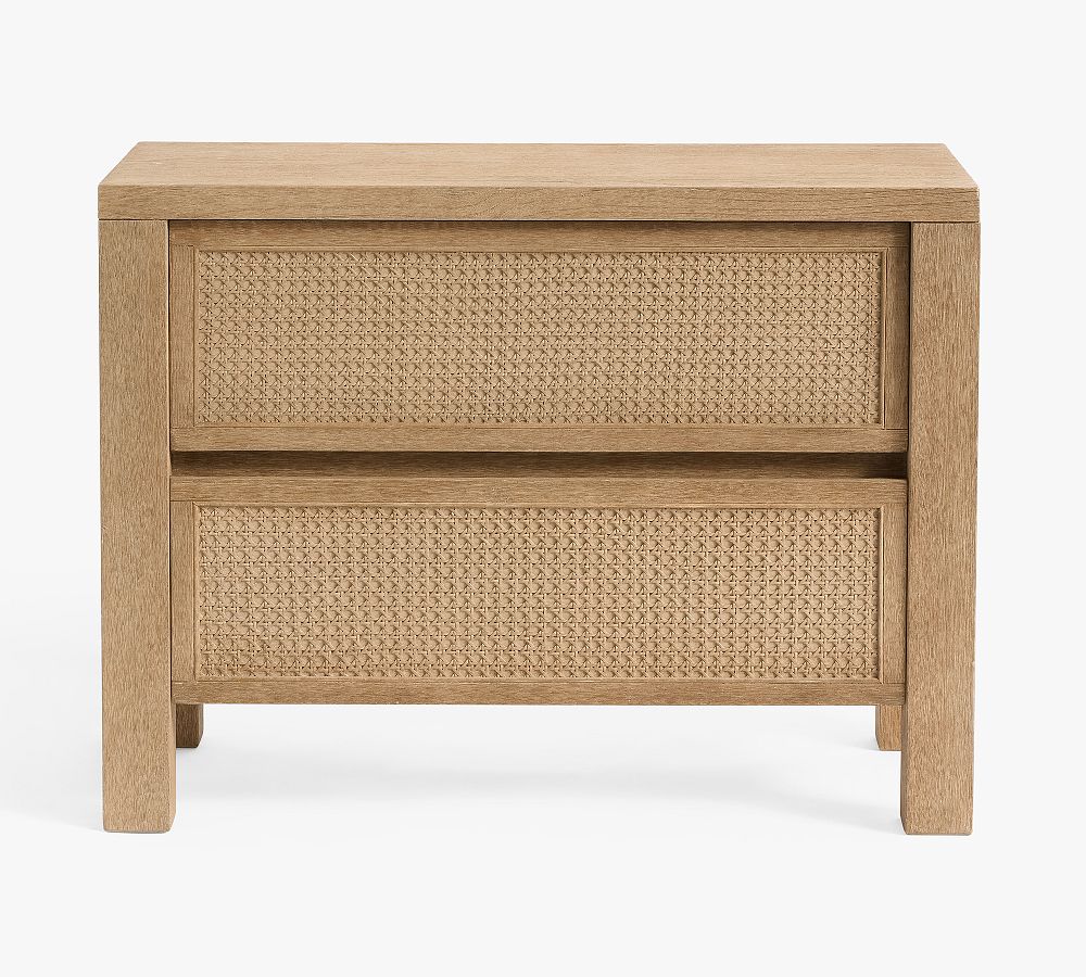 Marina Cane Nightstand (32") - Stylish & Durable