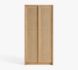 Marina Cane Tall Storage Cabinet (36&quot;-108&quot;)