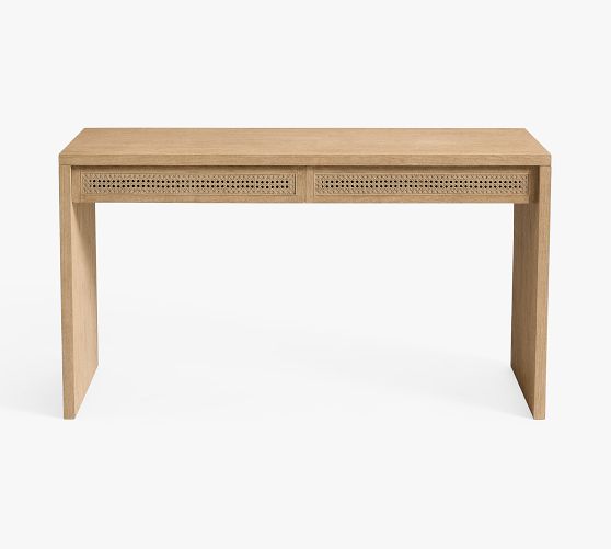 Marina Cane Console Desk (54")