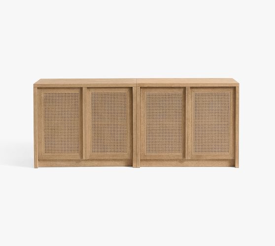 Marina Cane Storage Cabinet Console (72"-144")