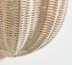Marion Woven Scalloped Sconce (12&quot;)