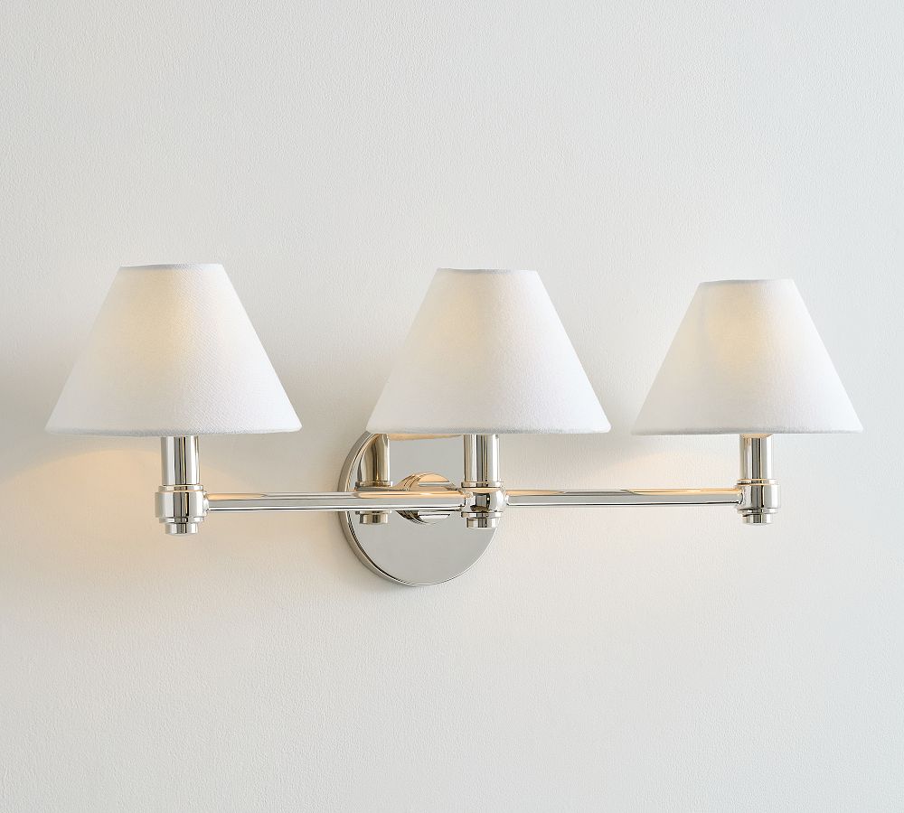 Everett Metal Triple Sconce 24" - Modern Wall Light